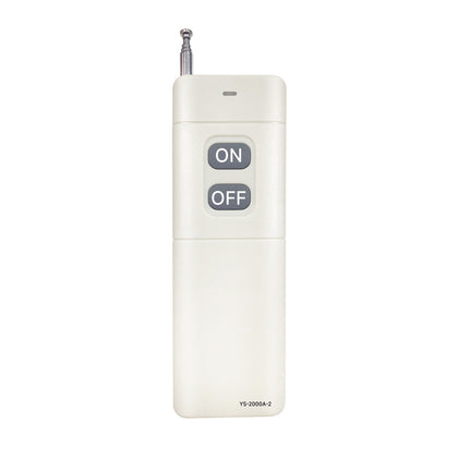YASONG 2000m Wireless Remote Control for Alarm Siren, ON/OFF Control, White, Pairing Required