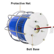 Luz estroboscópica LED industrial, luz de advertencia para alarmas de emergencia públicas, sirena de seguridad para interiores/exteriores con red protectora