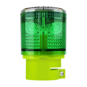 YASONG Solar 360° LED Industrial Strobe Warning Light, IP54 Outdoor Beacon, 6 LEDs, Auto Night Flashing