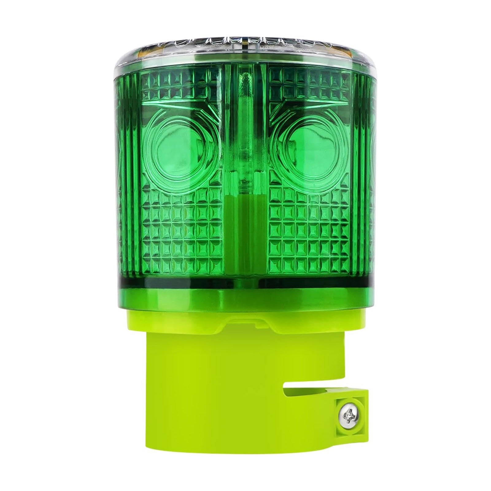 YASONG Solar 360° LED Industrial Strobe Warning Light, IP54 Outdoor Beacon, 6 LEDs, Auto Night Flashing