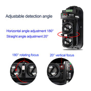 YASONG SLA-01HK+ABT100 120dB Infrared Beam Alarm Kit, 100m Detector, 25W, IP65, USB Audio, LED Strobe