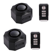 YASONG 2 Pack USB-C Rechargeable Bike Alarm, 110dB Wireless Anti-Theft Vibration Alarm, 50m Remote, IP65