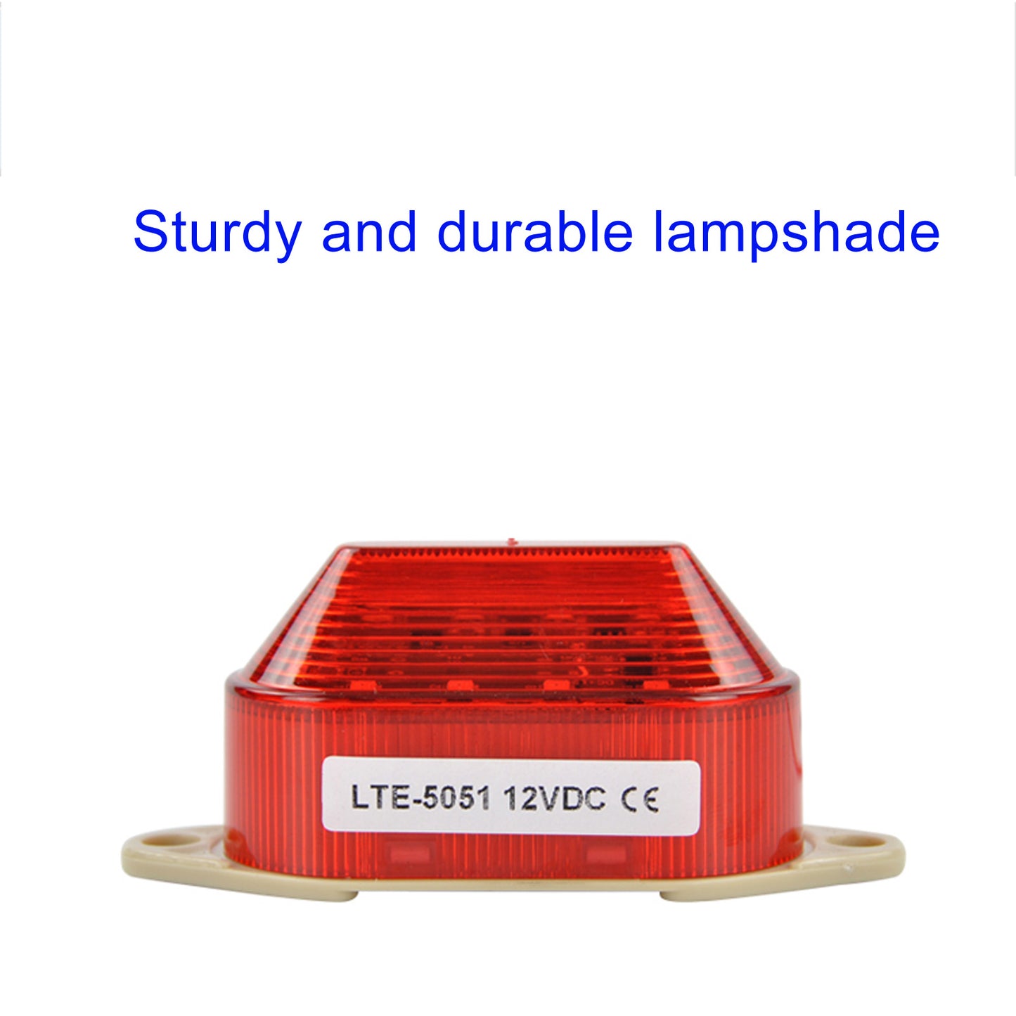 YASONGLed Strobe Flashing Light Mini Mechanical Emergengy Signal Warning Light with No Sound for Equipment, Workshops, Factory