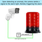 YASONG SLA-190-K 120dB LED Dry Contact Triggered Beacon  Siren Light, 4 Flash Modes, DC10-30V