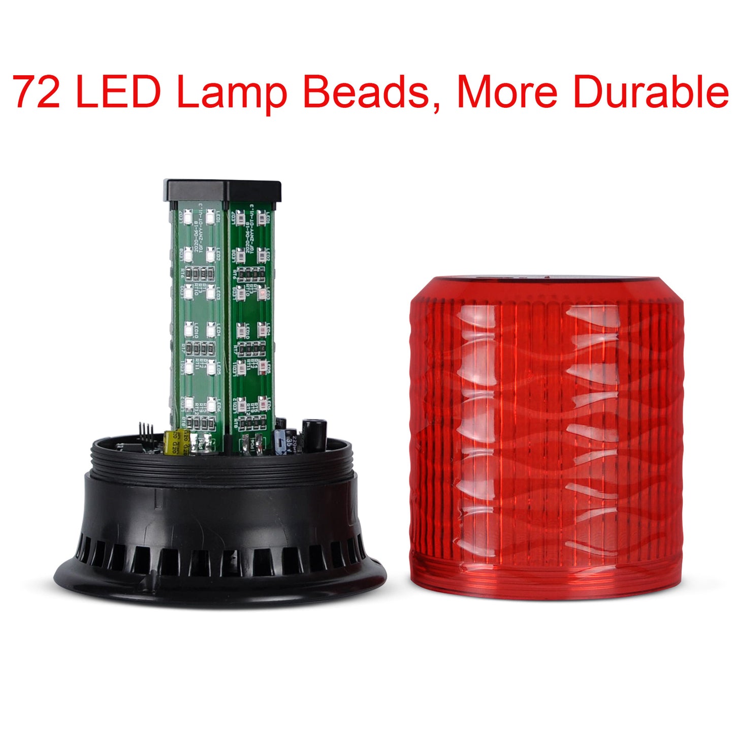 YASONG SLA-190-K 120dB LED Dry Contact Triggered Beacon  Siren Light, 4 Flash Modes, DC10-30V