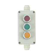 YASONG 3 Torres de Señalización LED Industriales Súper Brillantes, Luces de Andon con Sonido o Sin Sonido, Luz Intermitente o Fija, Interruptor Autobloqueante para Fábricas