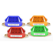 YASONGLed Gyrophare Clignotant Mini Mécanique Voyant d'Avertissement d'Urgence Silencieux pour Équipements, Ateliers, Usines