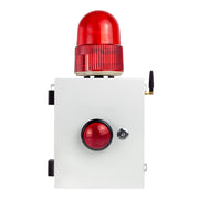 YASONG SLA-YJ01 120dB Emergency Alarm Siren with Plug, 6 Tones, IP54, LED Strobe, Wall Mount
