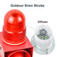 YASONG Alarm Siren Outdoor Industrial IP65 Waterproof 130dB Horn 45W Security Siren for Noisy Environment Emergency Alarm Fire Tornado Alarm SLA-05A
