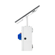 YASONG SLA-TYN02 120dB Solar Motion Sensor Industrial Alarm Siren, Red Blue Strobe, IP65, USB Sound Upload