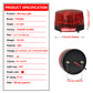 YASONG 2PCS Mini Signal Round Warning Light Strobe Flashing Light Police Beacon Light for Factory, Workshop and Mechanical Equipment SLA-5061