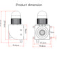 YASONG Industrial 120dB IP65 Waterproof Alarm Siren with RJ45 & Multi-Tone Volume Control SLA-01H-L