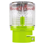 YASONG Solar 360° LED Industrial Strobe Warning Light, IP54 Outdoor Beacon, 6 LEDs, Auto Night Flashing