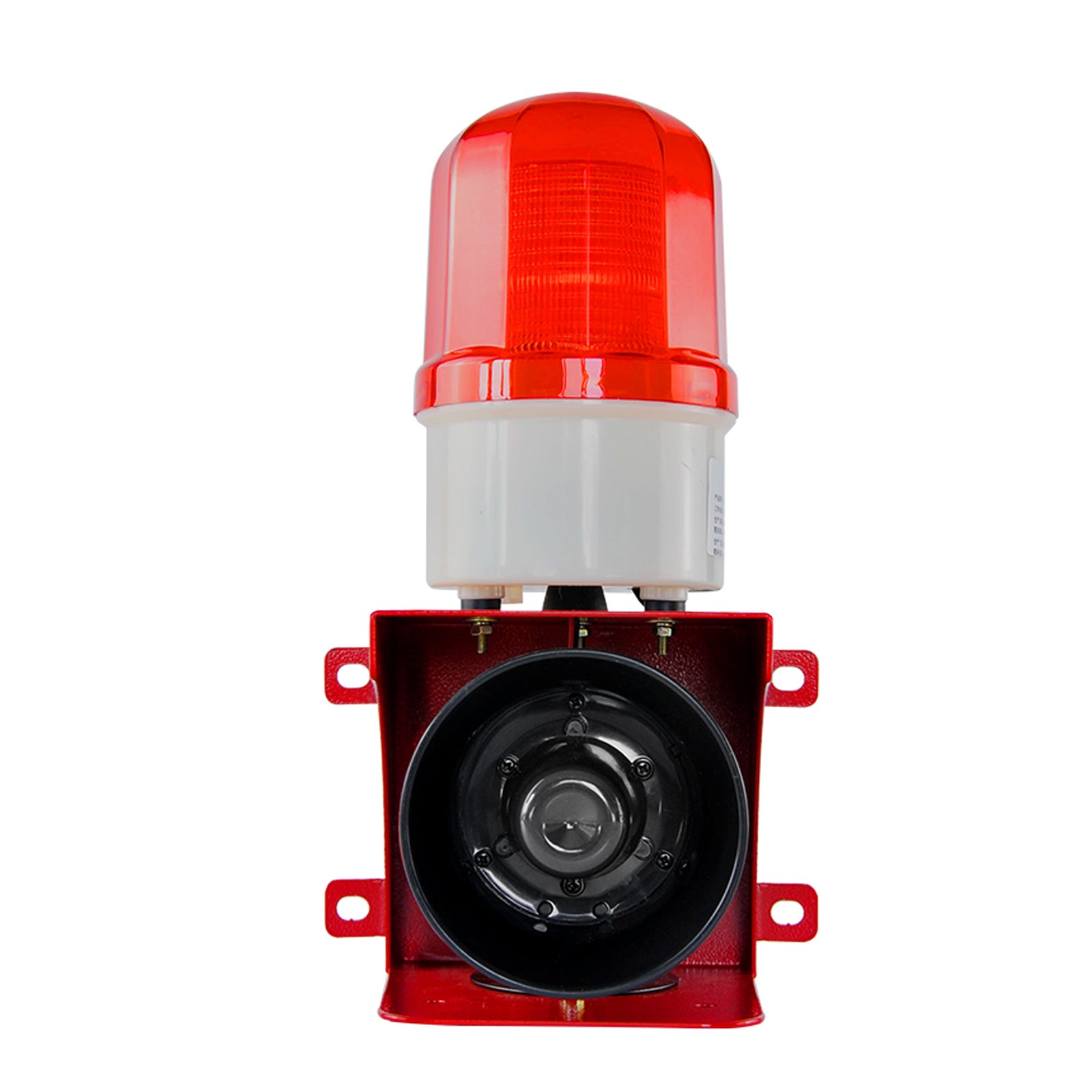 YASONG IP65 Impermeable Exterior 110dB Sirena de Alarma de Seguridad de Emergencia con Luz Estroboscópica para Fábrica, Oficina, Muelle, Incendios, Tornado SLA-BJ02