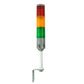 YASONG 3-Tier LED Industrial Andon Stack Tower Light, Sound/Flash Optional, Self-Locking Switch