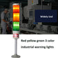 Tower Light IP44 Waterproof  LED Multilayers Stack Warning Lights with Sound or No Sound , Round Bottom, Flashing or Steady For Machine LTA-505T/W(J)