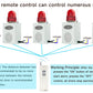 YASONG 500m Wireless Remote Control Siren Alarm Industrial 120dB Lound Horn Sirens with Adjustable Volume and Tone Security Alarm Systerm SLA-B02Y