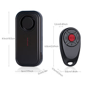 Alarme antivol à détecteur de vibrations YASONG 113 dB, étanche, pour vélo électrique, moto, voiturette de golf, remorque, boîte aux lettres avec télécommande
