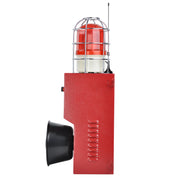 YASONG SLA-09Y-2000 130dB Remote Control Siren, 2000m Range, 80W, 12 Tones, IP65, USB Audio, LED Strobe