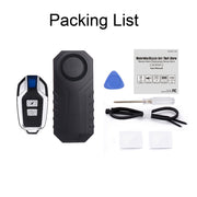 Alarme de vélo sans fil YASONG 113 dB, forte, antivol, à vibrations, pour moto et vélo, étanche, système d'alarme de sécurité pour véhicule avec capteur de vibrations (1 paquet)