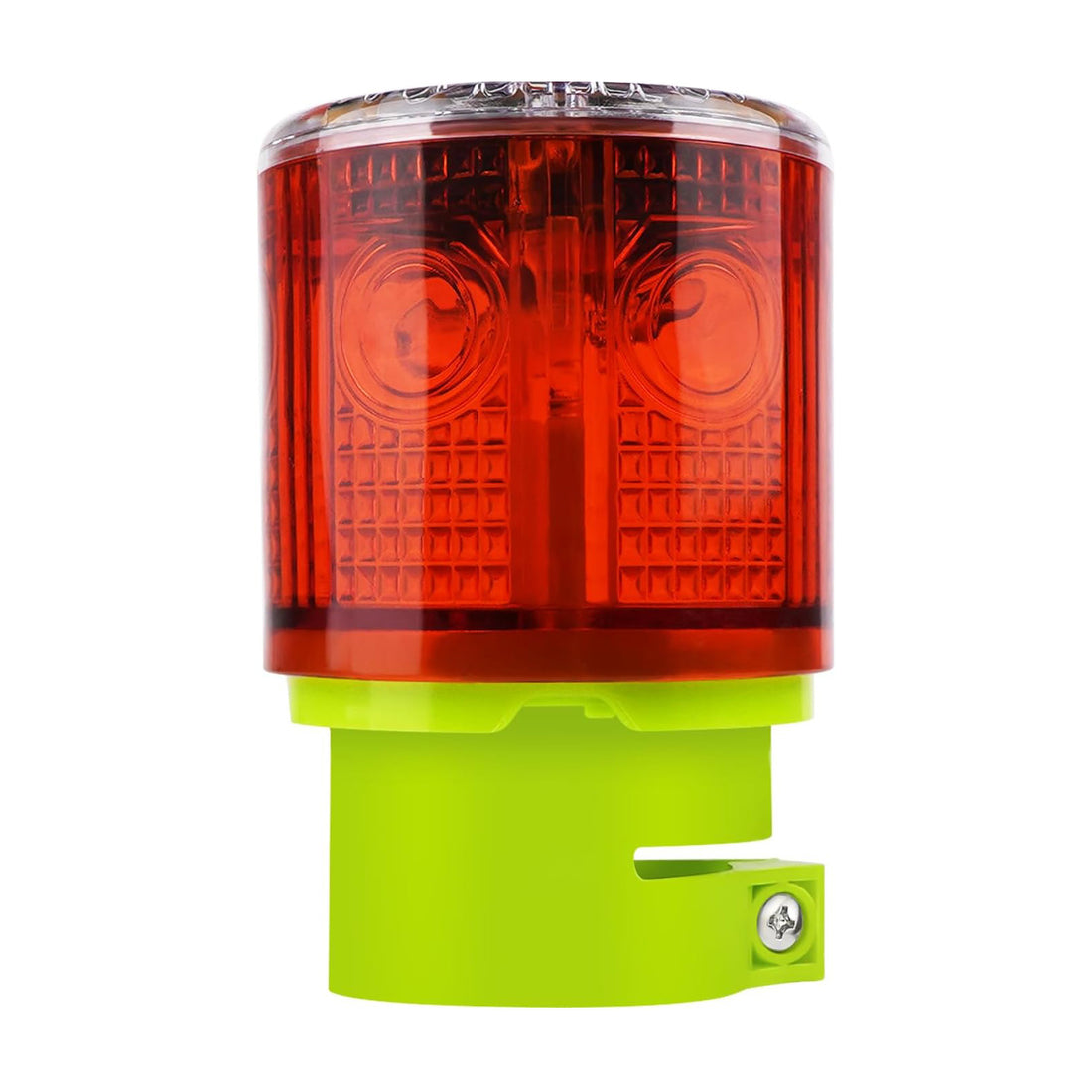 YASONG Solar 360° LED Industrial Strobe Warning Light, IP54 Outdoor Beacon, 6 LEDs, Auto Night Flashing