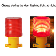 YASONG SL-5080 Solar Industrial LED Warning Light, IP44 Strobe Beacon, 6 LEDs, 72H Work Time