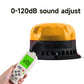 Baliza LED YASONG 120dB 9 tonos 2 modos intermitentes Luces estroboscópicas para vehículos, camiones, montacargas, talleres de emergencia SLA-090-II