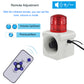 Alarma de seguridad YASONG activada por señal discreta, sirena de 120 dB, alarma de contacto con luz estroboscópica, sonido ajustable SLA-800K