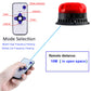 YASONG Beacon Strobe Lights LED Siren Warning Light 120dB Loud horn 2 Flashing Mode Magnetic Base for Vehicles Trucks Forklift AC100-240V SLA-190-II