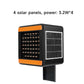 YASONG Amber Solar Traffic Barrier Flashing Warning light for Rainy Day highway synchronous flashing traffic fog light SLA-YD3610
