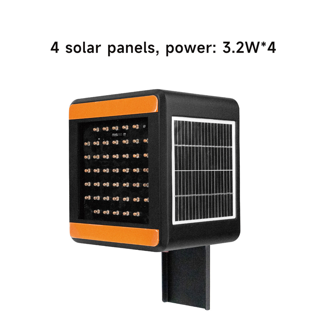 Luz de advertencia intermitente solar ámbar YASONG para barrera de tráfico en días lluviosos, luz antiniebla sincronizada para carretera SLA-YD3610