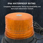 YASONG LED Strobe Light Amber 60 LED Beads Emergency Warning Beacon Flashing Light with Magnetic 16ft Cord and 10 Modes for Vehicle  DC12V-48V