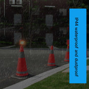 YASONG SL-5080 Solar Industrial LED Warning Light, IP44 Strobe Beacon, 6 LEDs, 72H Work Time