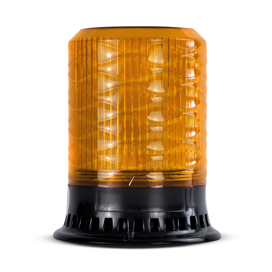 YASONG SLA-090 120dB LED Beacon Siren Light, 9 Tones, 4 Flash Modes, DC10V-30V, Bolt/Magnet Base