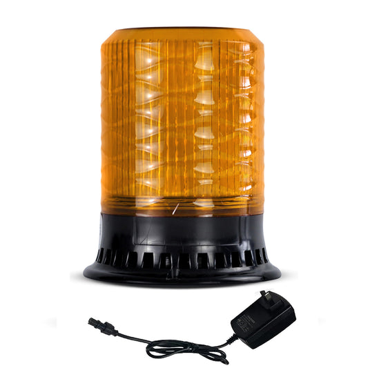 Y DIANS S Beacon light 120dB Horn 4 Flashing Modes LED Vehicles Emergency Lights with 9 Tones Strobe Lights for Trucks, Car, Forklift and Vehicle AC100-240V