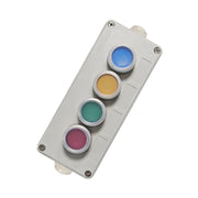 YSONG 4 Torres de luz de señal industrial LED súper brillantes, luces Andon con o sin sonido, luz intermitente o fija, interruptor de autobloqueo para fábrica, almacén, uso interior