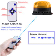YASONG SLA-190-II 120dB LED Beacon Siren Light, 9 Tones, 2 Flash Modes, AC100-240V, Remote Control