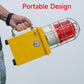 YASONG Portable Rechargeable Outdoor Alarm Siren 2km Wireless Remote, 120dB Adjustable, 5000mAh Battery SLA-1509Y-2000