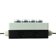 YSONG 4 Torres de luz de señal industrial LED súper brillantes, luces Andon con o sin sonido, luz intermitente o fija, interruptor de autobloqueo para fábrica, almacén, uso interior