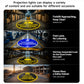 YASONG SLA‑TY55‑1M Industrial Safety Projector Light | 55W Forklift Warning Projection Lamp IP67 Waterproof for Factory Warehouse