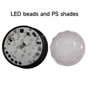 YASONG Luz estroboscópica de advertencia de 7 colores, sirena de alarma impermeable con volumen de 120 decibelios, 8 tonos y 3 modos de flash, CC 10-30 V