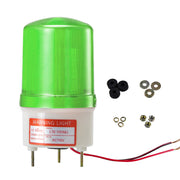 YASONG LTE-1101MJ Revolving LED Beacon Warning Light, 90dB Buzzer, IP44, 3W, Screw Mount