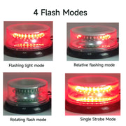 Feux clignotants stroboscopiques pour véhicules, étanches, 4 modes de clignotement, voyant d'avertissement LED pour voiture avec prise allume-cigare DC12V/24V SLA-120CL