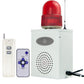 YASONG 500m Wireless Remote Control Siren Alarm Industrial 120dB Lound Horn Sirens with Adjustable Volume and Tone Security Alarm Systerm SLA-B02Y
