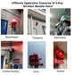 YASONG Industrial Wireless Outdoor Alarm Siren, 130dB Loud Speaker, 5Ah Backup Battery, 1.24 Mile Remote, USB Custom Voice, IP65 Waterproof Warning Sirens for Warehouse Factory Workshop Business