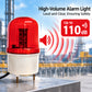YASONG SLA-4203 Industrial Alarm Light, 110dB Audible Visual Strobe, USB Voice, IP65