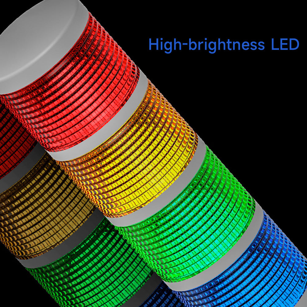 YASONG LTA-30-J LED Stack Tower Light, 1-5 Layers, Foldable Base, Strobe / Steady switchable, With or without buzzer