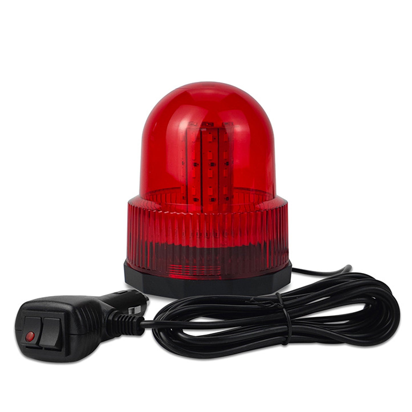 60 LED Beacon Strobe Light 12V-24V Amber Magnetic Rooftop Emergency Safety Warning Flashing Light for Forklift Truck Tractor Carts UTV Bus