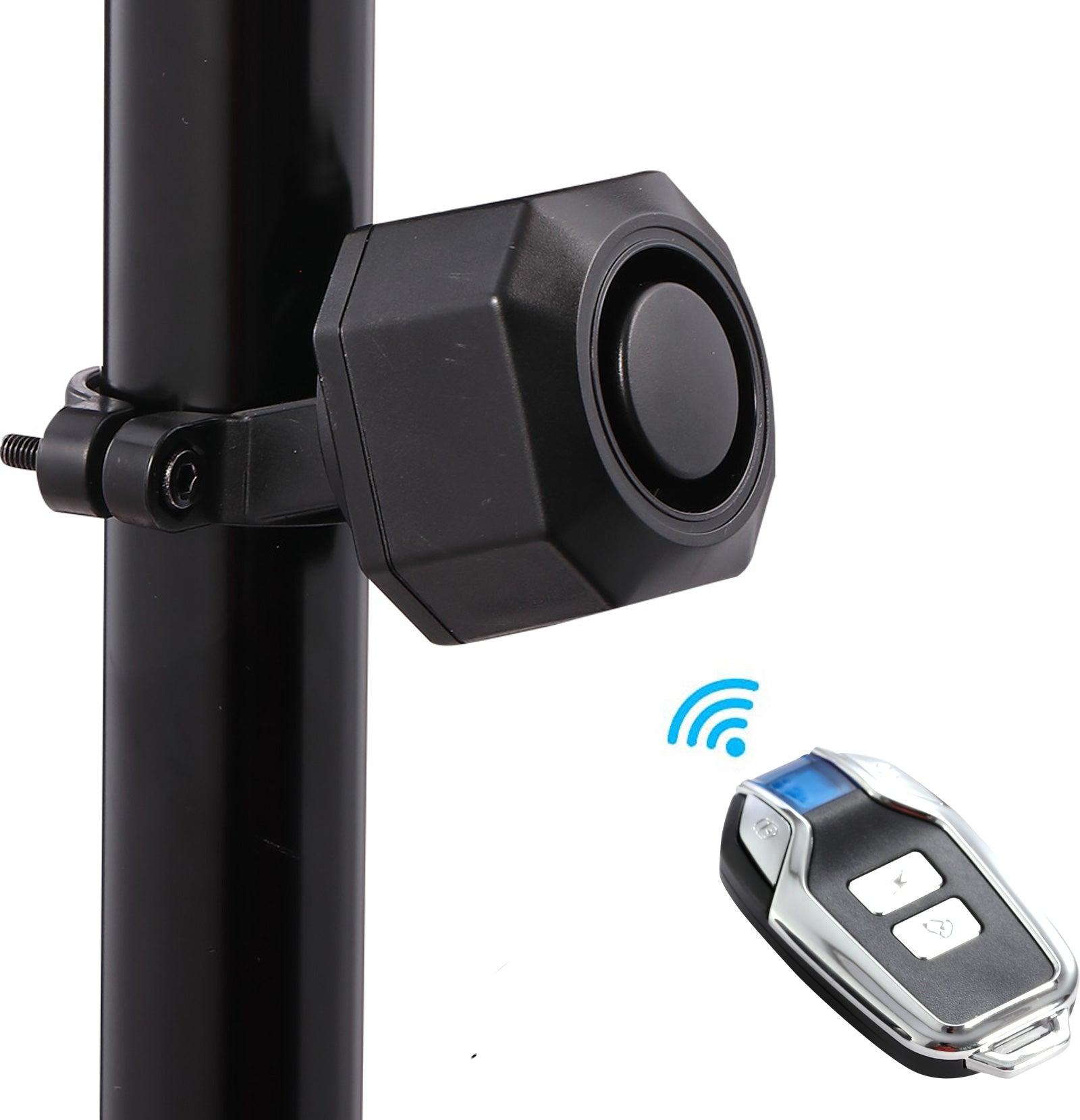 USB Charging Bike Anti Theft Alarm with Remote Vibration Sensor Security  System