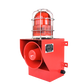YASONG Outdoor Alarm Siren IP66 Waterproof Anti -collision 130dB Horn Security Siren with Strobe Light for Port, Dock, Factory, School, Home SLA-05G